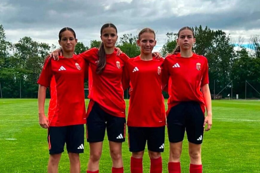 Négyfős PMFC-képviselet az U14-es zárótornán